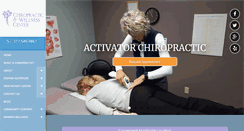 Desktop Screenshot of chirowellnessindy.com